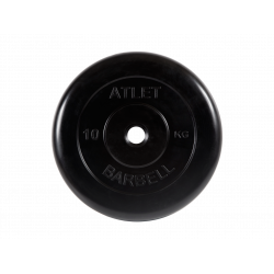 Диск обрезиненный Atlet, 10 кг