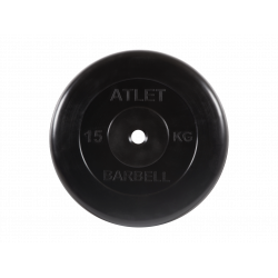 Диск обрезиненный Atlet, 15 кг