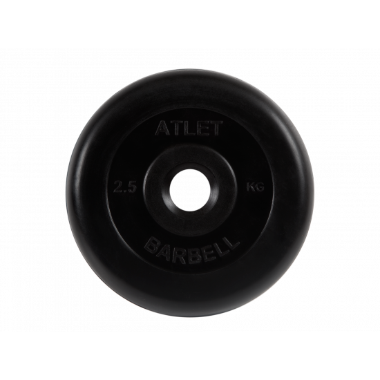 Диск обрезиненный Atlet, 2,5 кг