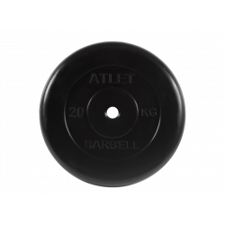 Диск обрезиненный Atlet, 20 кг