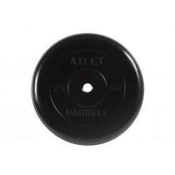 Диск обрезиненный Atlet, 25 кг