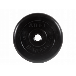 Диск обрезиненный Atlet, 5 кг
