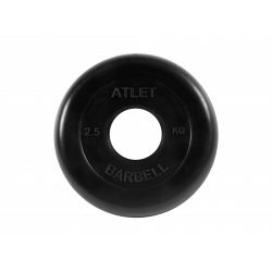Диск обрезиненный Atlet, 2,5 кг