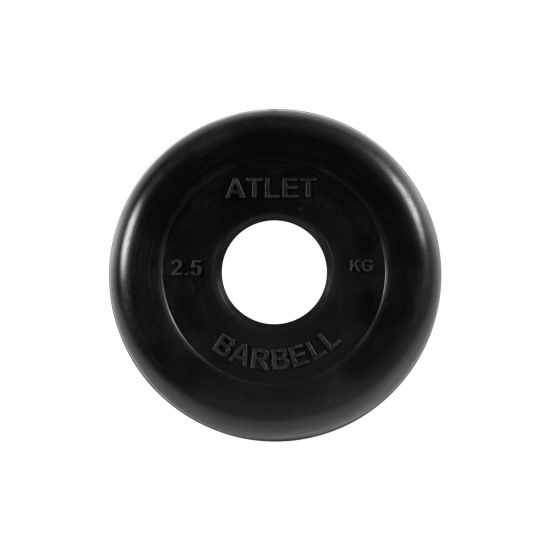 Диск обрезиненный Atlet, 2,5 кг