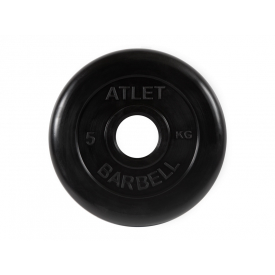 Диск обрезиненный Atlet, 5 кг